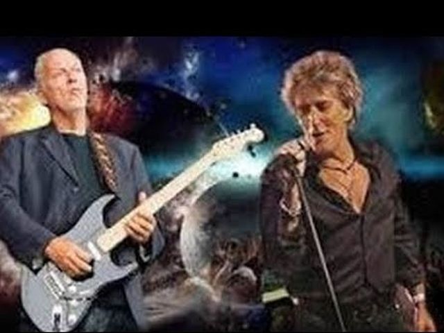Rod Stewart & David Gilmour - In A Broken Dream