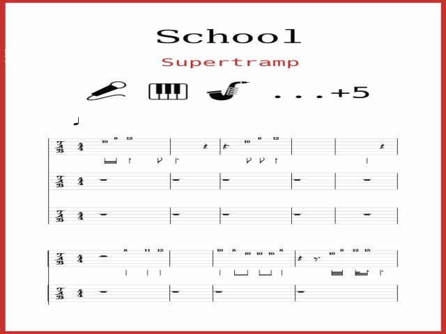 Supertramp - School